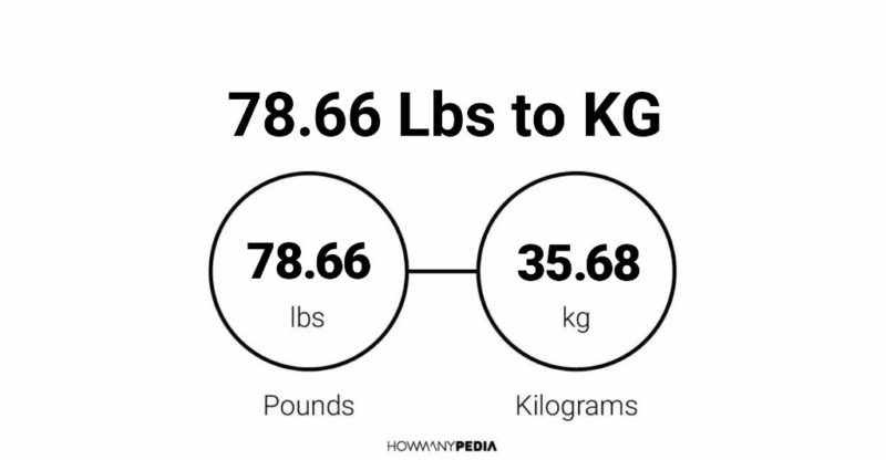 78.66 Lbs to KG