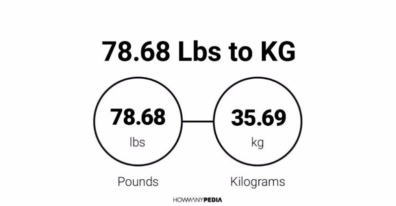 78.68 Lbs to KG