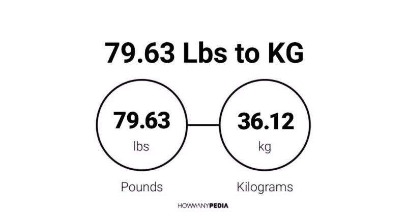 79.63 Lbs to KG