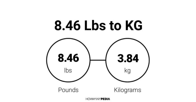 8.46 Lbs to KG