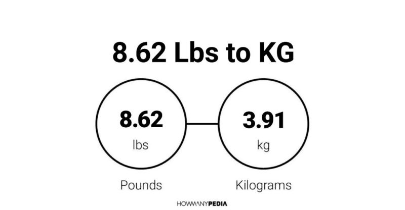 8.62 Lbs to KG