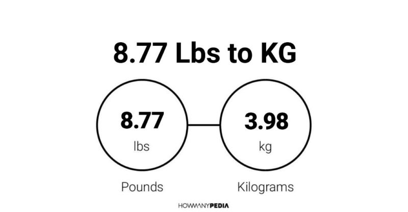 8.77 Lbs to KG