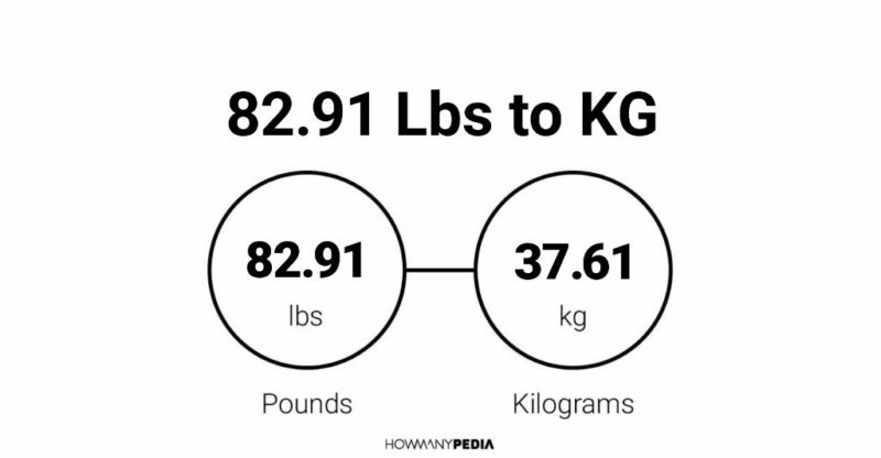 82.91 Lbs to KG