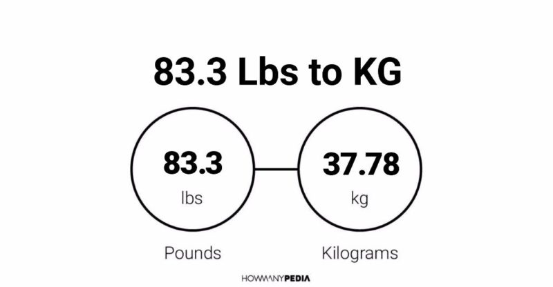 83.3 Lbs to KG