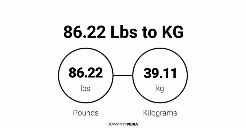 86.22 Lbs to KG Howmanypedia