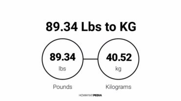 89.34 Lbs to KG