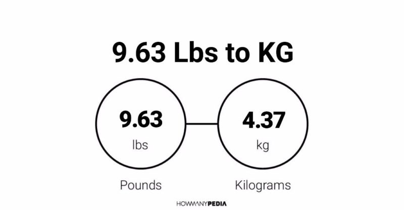 9.63 Lbs to KG