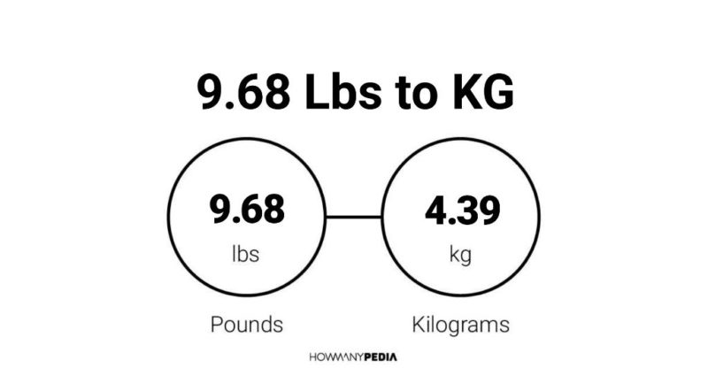 9.68 Lbs to KG