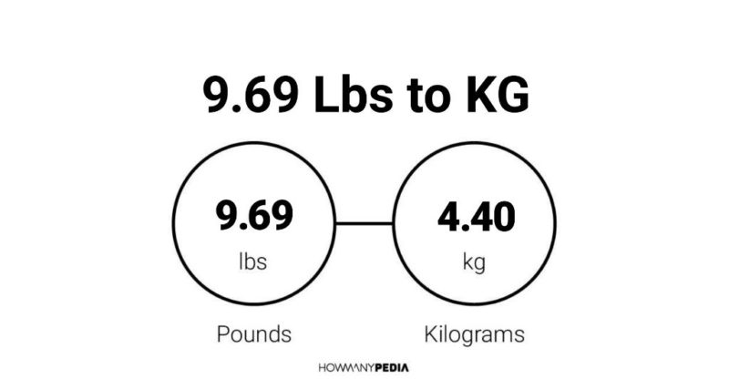 9.69 Lbs to KG