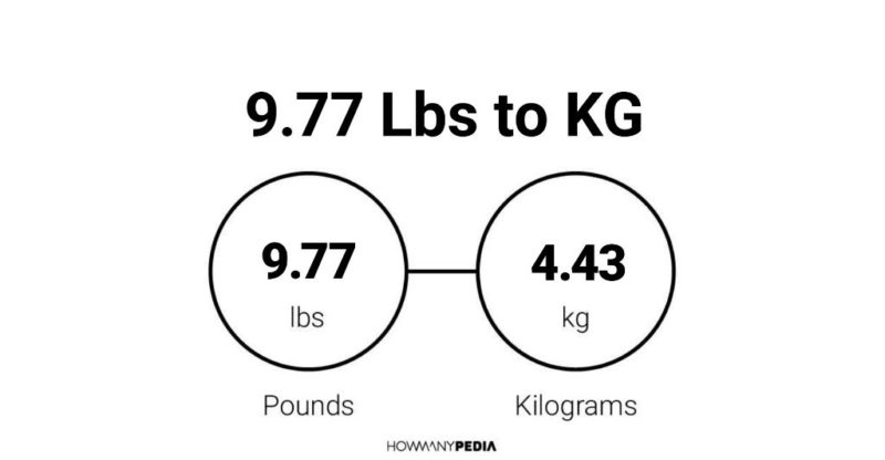 9.77 Lbs to KG