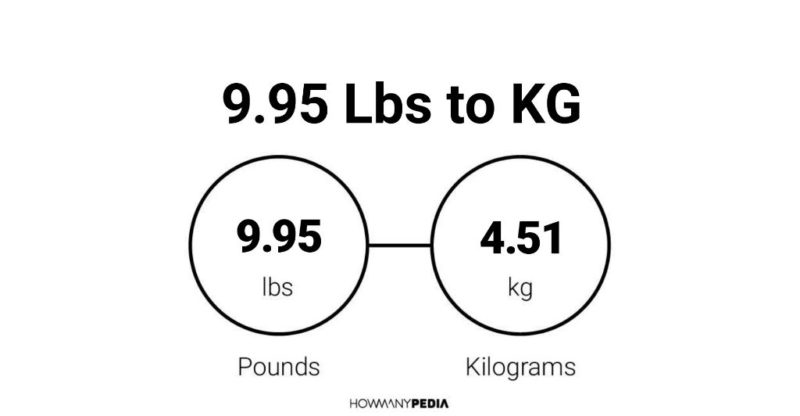 9.95 Lbs to KG