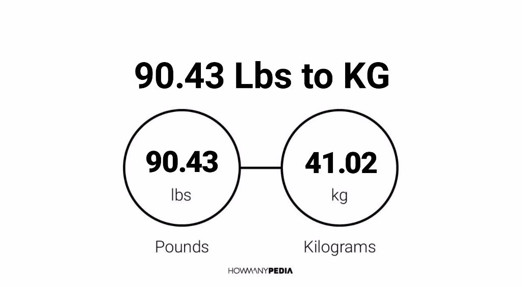 90 43 Lbs To KG Howmanypedia