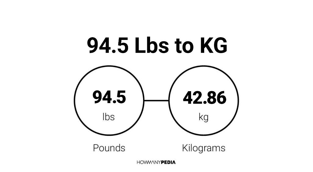 94 kilos outlet in pounds