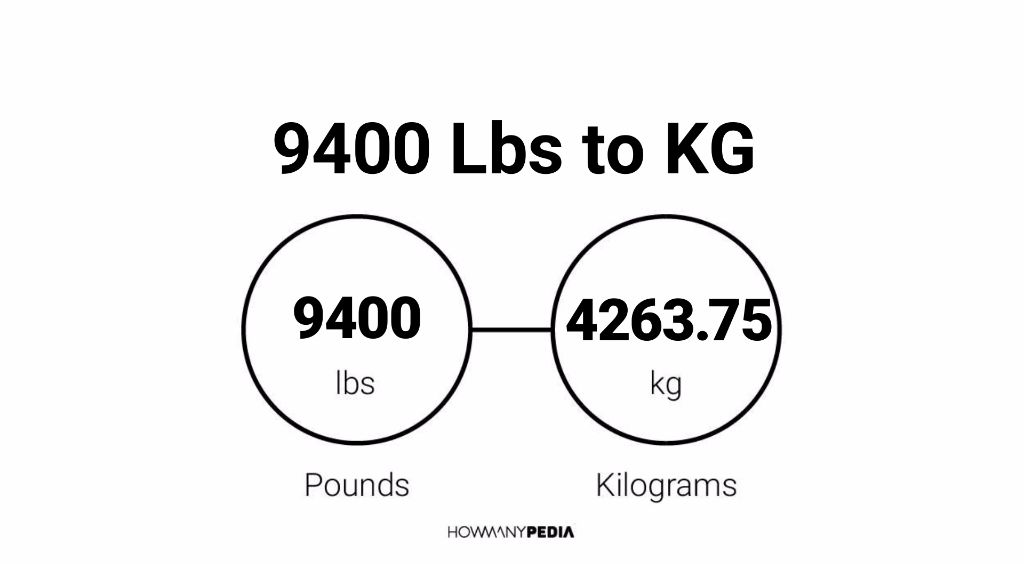 9400 Lbs to KG - Howmanypedia.com