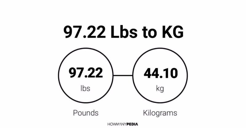 97.22 Lbs to KG