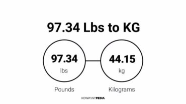 97.34 Lbs to KG