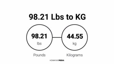 98.21 Lbs to KG