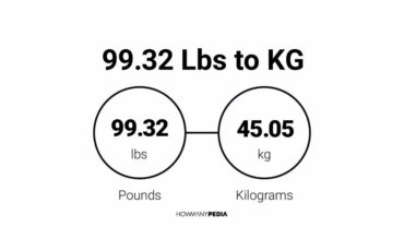 99.32 Lbs to KG