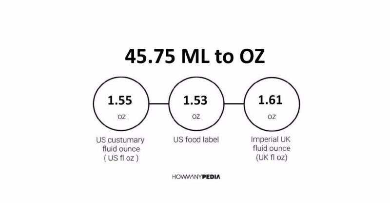 45.75 ML to OZ