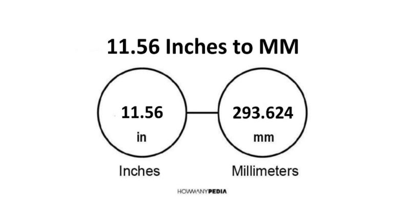 11.56 Inches to MM