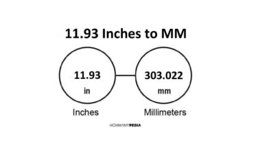 11.93 Inches to MM