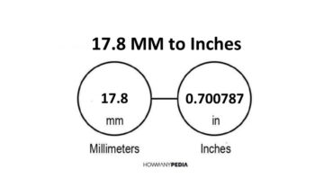 17.8 MM to Inches