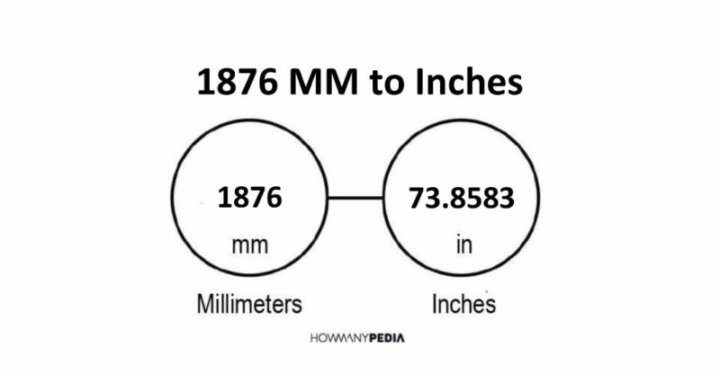 1876 MM to Inches
