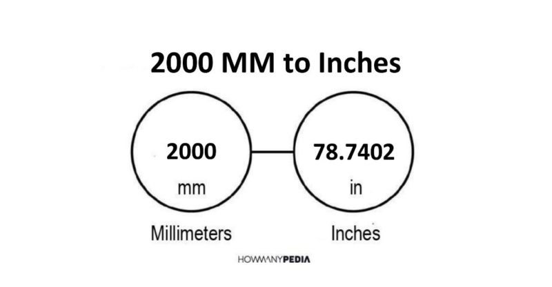 2000 MM to Inches