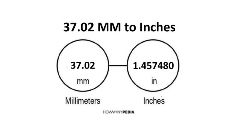 37.02 MM to Inches