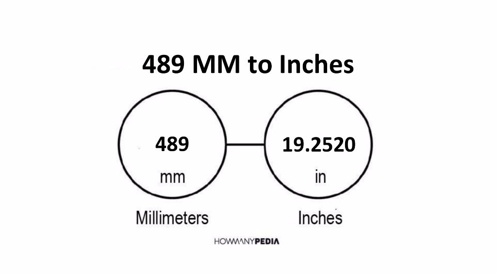 489 Mm To Inches 