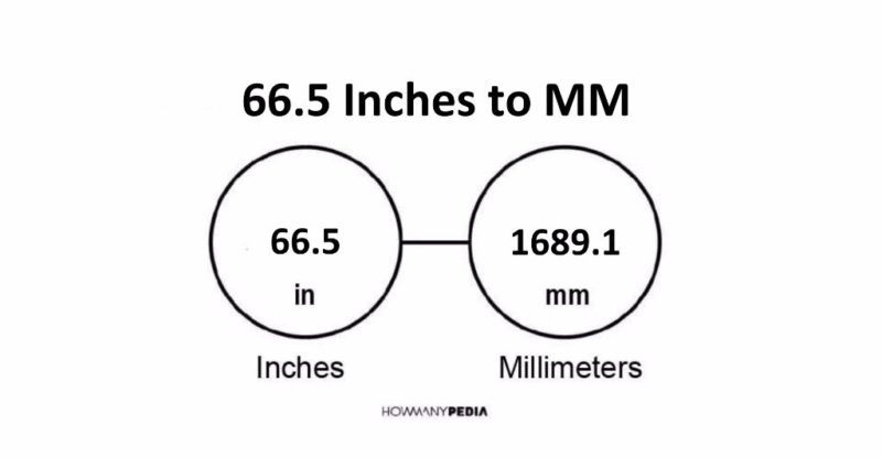 66.5 Inches to MM