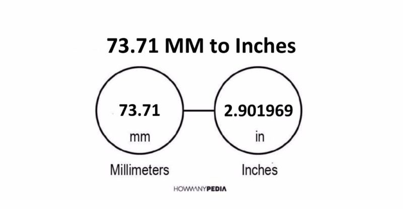 73.71 MM to Inches