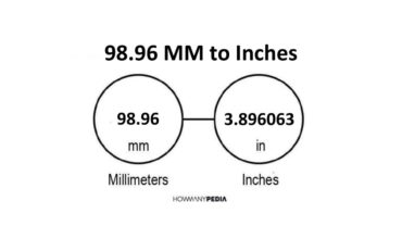 98.96 MM to Inches