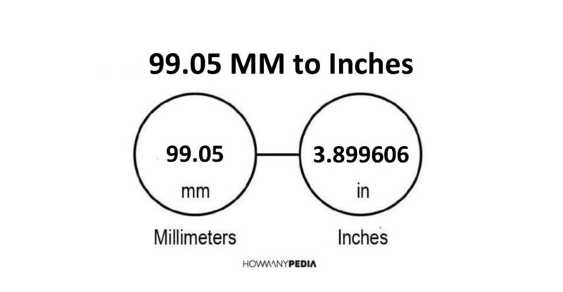 99.05 MM to Inches