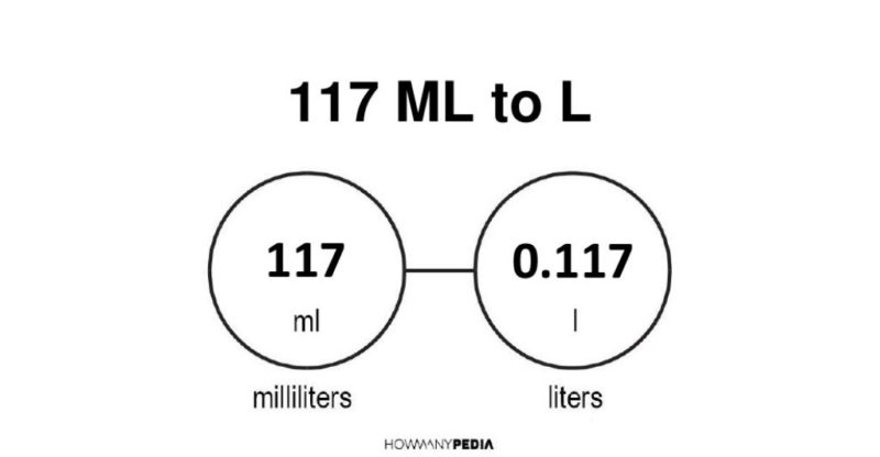 117 ml to l