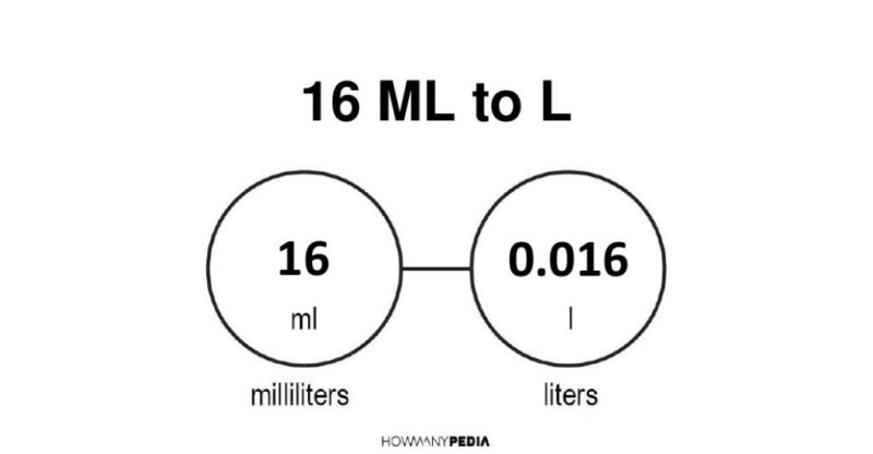 16 Ml To L Howmanypedia Com