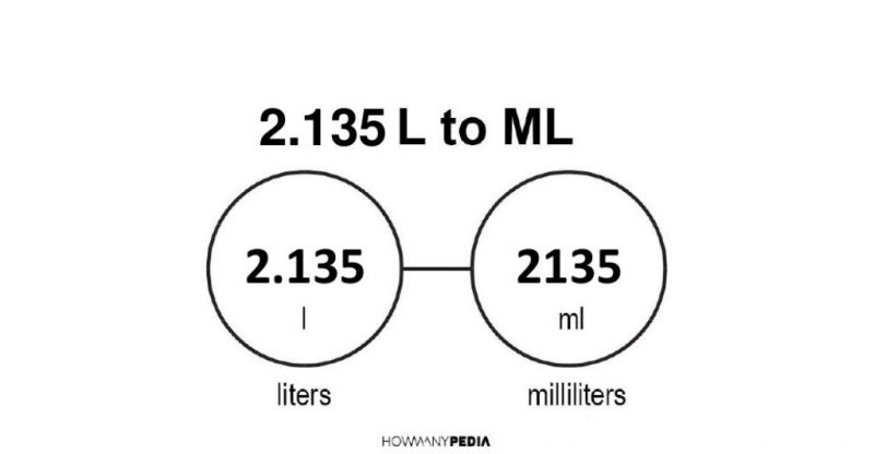 2.135 L to mL