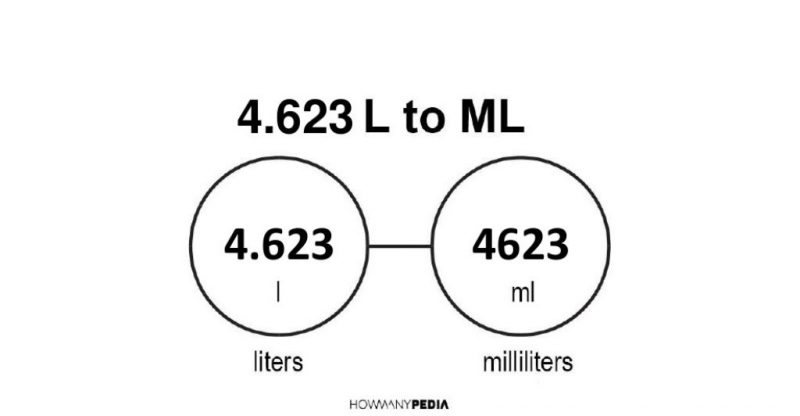 4.623 L to mL