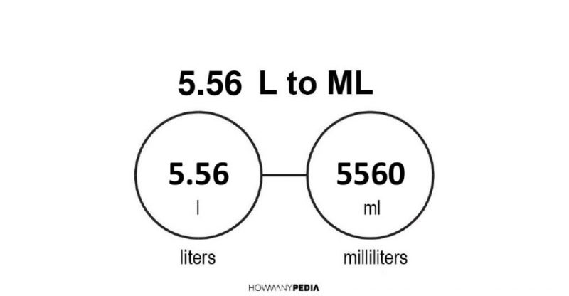 5.56 L to mL