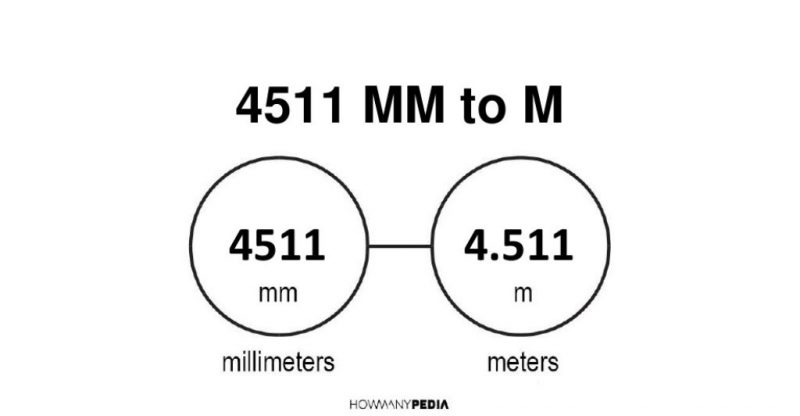 4511 mm to m