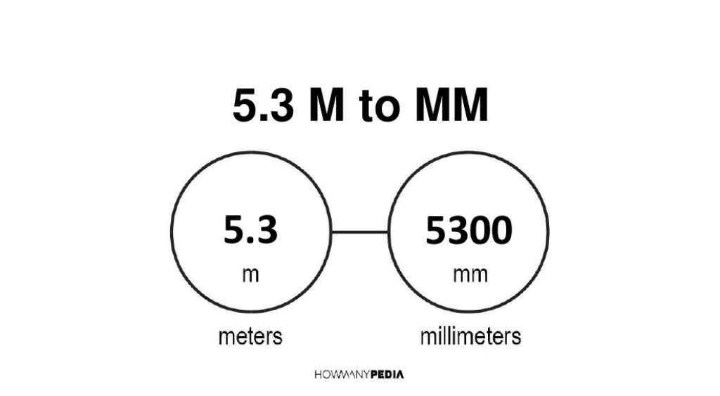 3 км 5 см в мм