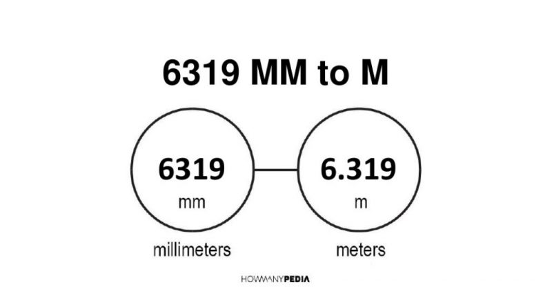 6319 mm to m