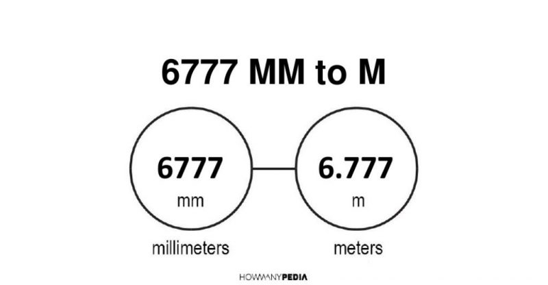 6777 mm to m