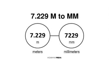 7.229 m to mm