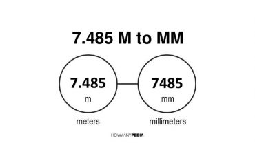 7.485 m to mm