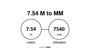 7.54 m to mm