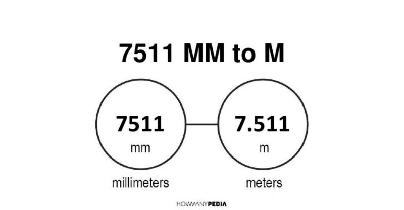 7511 mm to m