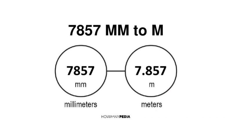 7857 mm to m