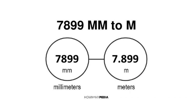 7899 mm to m