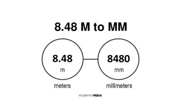 8.48 m to mm